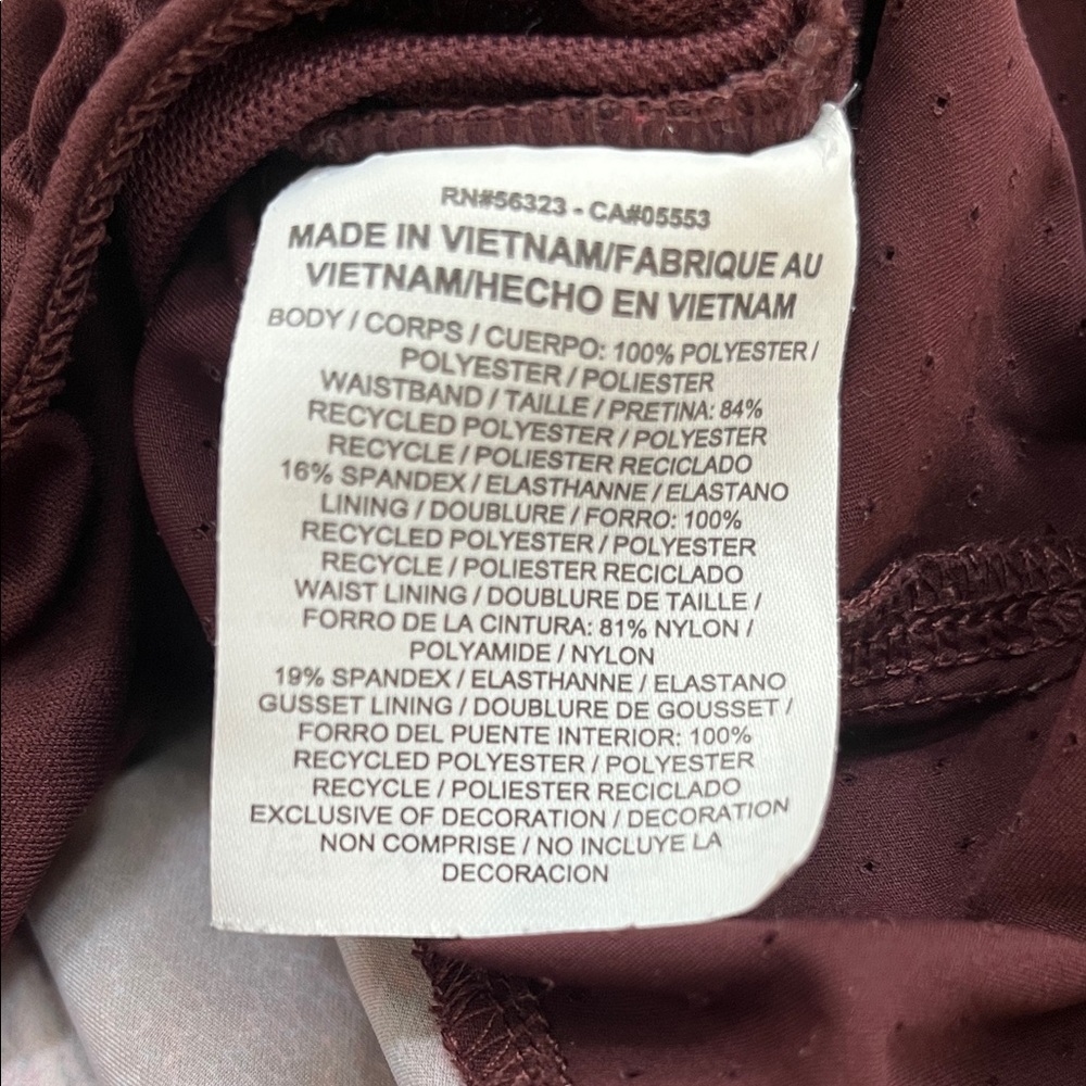 Nike Women's Burgundy Dri-Fit Running Shorts - Picture 8 of 8